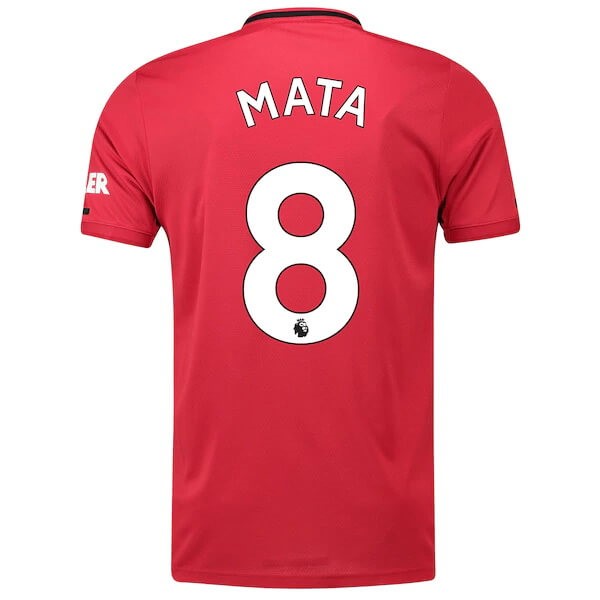 Replicas Camiseta Manchester United NO.8 Mata 1ª 2019/20 Rojo